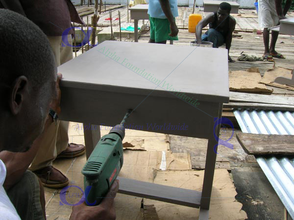 Computer school furniture manufacturing